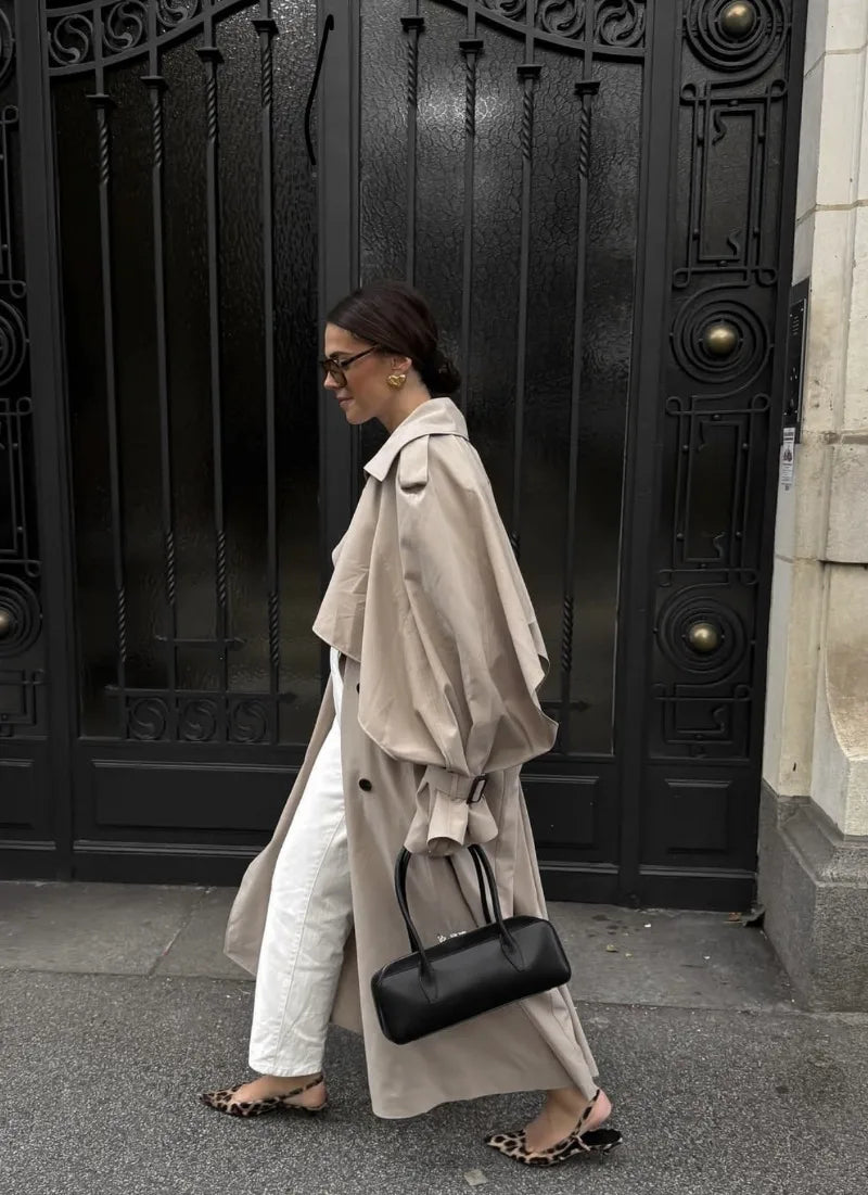 Gabardina Beige