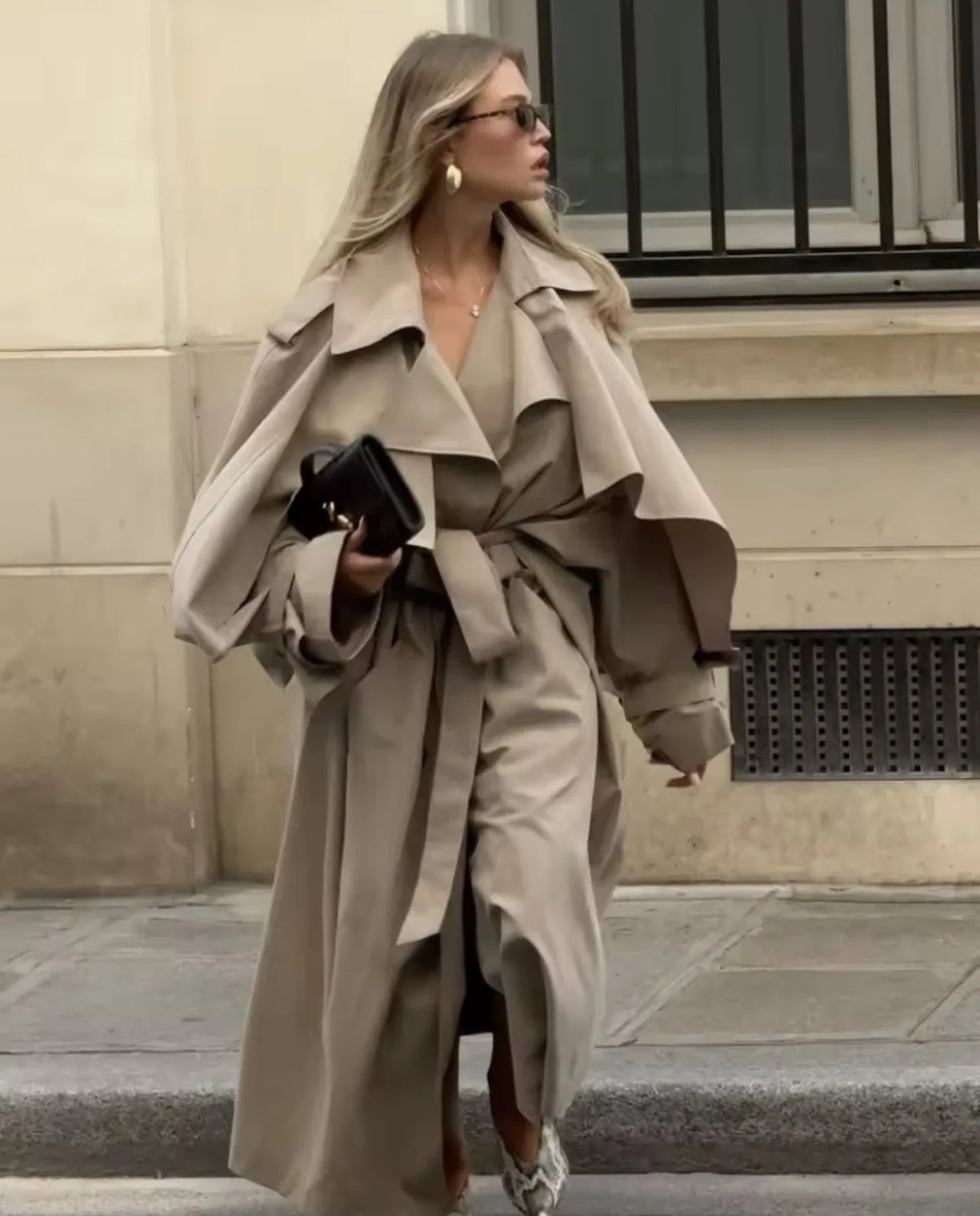 Gabardina Beige