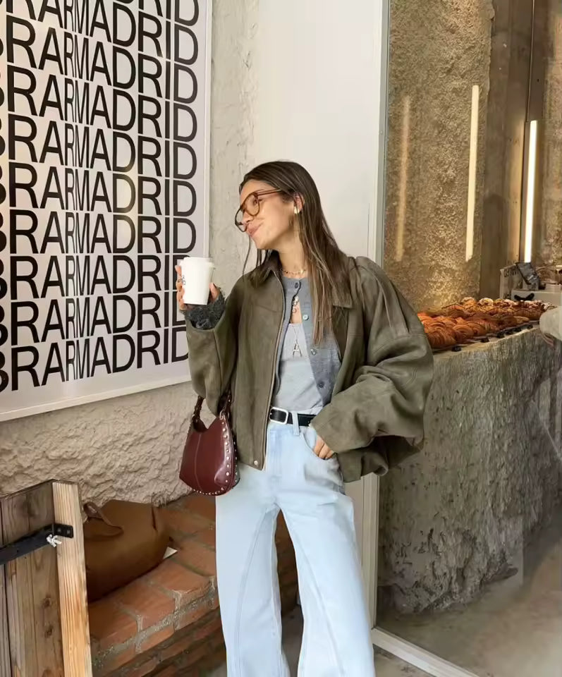 Cazadora bomber oversize Vintage